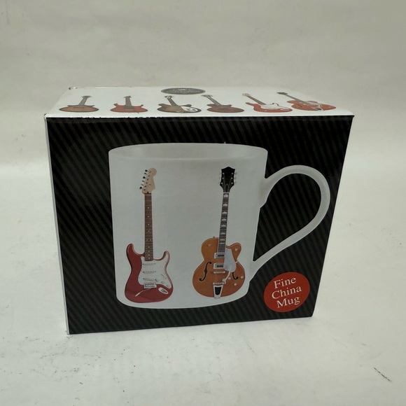 *NIB* Electric Guitar Fine China Mug - Picture 5 of 11